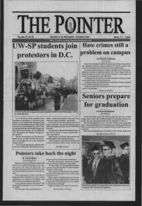 . W -SP students join protestors D.C.