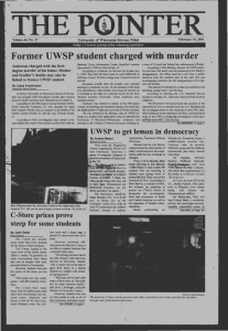 Former charged UWSP student with murder