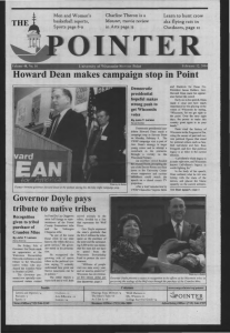 Howard Dean makes campaign stop Point in Democratic