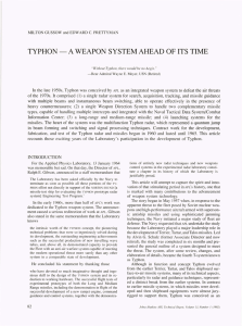 TYPHON - A WEAPON SYSTEM AHEAD OF ITS  TIME