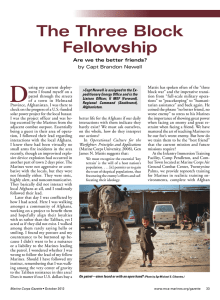 D The Three Block Fellowship