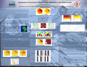Assessment of 21st Century Climate Change Projections in the Tropical... GC41A-0110
