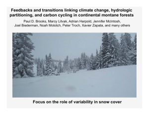Feedbacks and transitions linking climate change, hydrologic