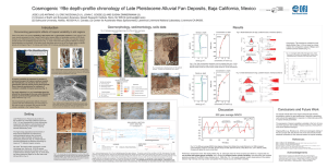 Cosmogenic Be depth-profile chronology of Late Pleistocene Alluvial Fan Deposits, Baja...