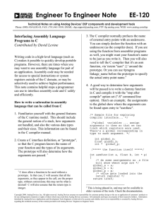 EE-120 Engineer To Engineer Note a