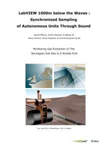 LabVIEW 1000m below the Waves : Synchronized Sampling