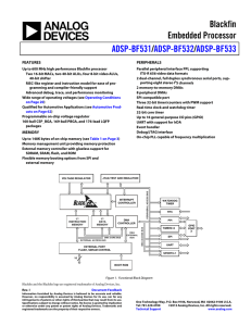 Blackfin Embedded Processor / ADSP-BF531