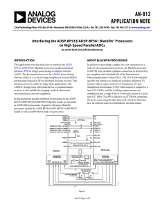 AN-813 APPLICATION NOTE