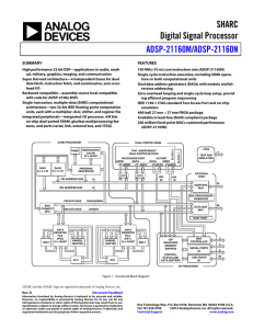 SHARC Digital Signal Processor / ADSP-21160M