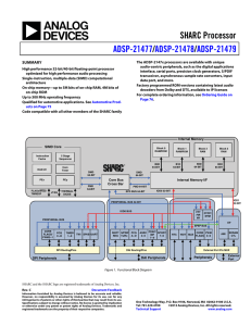 SHARC Processor / ADSP-21477 ADSP-21478