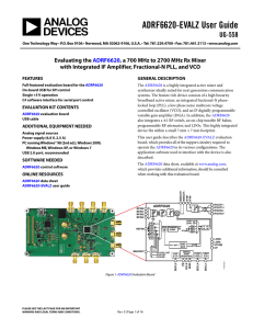 ADRF6620-EVALZ User Guide UG-558