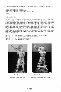 DevelopMent  of  a  siMple  CT ... Prof.  Mitsuyoshi  Kureya
