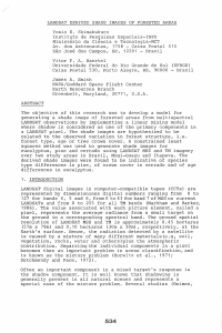 LANDSAT  DERIVED  SHADE AREAS Yosio  E.  Shimabukuro