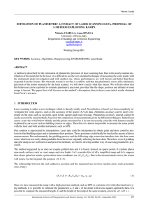 ESTIMATION OF PLANIMETRIC ACCURACY OF LASER SCANNING DATA. PROPOSAL OF