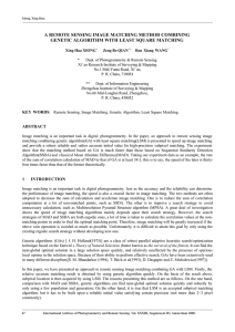 A REMOTE SENSING IMAGE MATCHING METHOD COMBINING