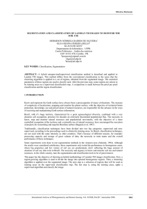 SEGMENTATION AND CLASSIFICATION OF LANDSAT-TM IMAGES TO MONITOR THE SOIL USE