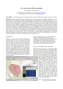 GIS - goes aerial for RS-data acquisition