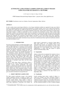 AUTOMATIC LAND-COVER CLASSIFICATION OF LANDSAT IMAGES