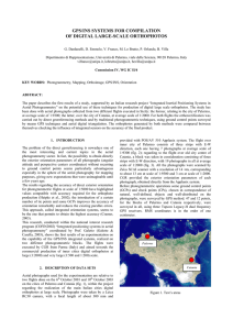 GPS/INS SYSTEMS FOR COMPILATION OF DIGITAL LARGE-SCALE ORTHOPHOTOS