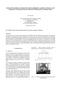 3D BUILDING MODEL GENERATION FROM AIRBORNE LASERSCANNER DATA BY