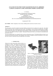 ANALYSIS OF TIN-STRUCTURE PARAMETER SPACES IN AIRBORNE