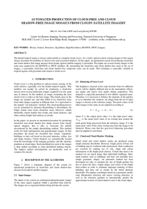 AUTOMATED PRODUCTION OF CLOUD-FREE AND CLOUD