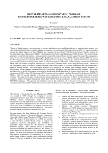 DIGITAL IMAGE MANAGEMNET (DIM) PROGRAM: AN INTEROPERABBLE WEB-BASED IMAGE MANAGEMENT SYSTEM