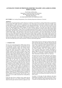 AUTOMATIC FUSION OF PHOTOGRAMMETRIC IMAGERY AND LASER SCANNER POINT CLOUDS