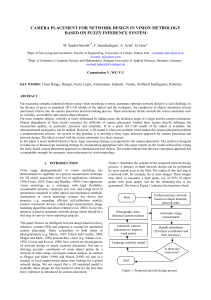 CAMERA PLACEMENT FOR NETWORK DESIGN IN VISION METROLOGY  M. Saadat-Seresht