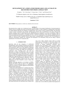 DEVELOPMENT OF A SIMULATOR FOR RELIABLE AND ACCURATE 3D