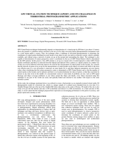 GPS VIRTUAL STATION TECHNIQUE (GPSSIT) AND ITS CHALLENGE IN