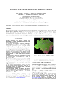 MONITORING TROPICAL FOREST FROM SPACE: THE PRODES DIGITAL PROJECT