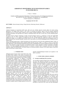 AEROSPACE MONITORING OF ECOSYSTEM DYNAMICS IN DANUBE DELTA