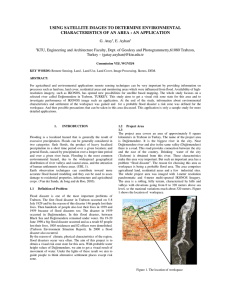 USING SATELLITE IMAGES TO DETERMINE ENVIRONMENTAL