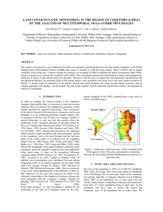 LAND COVER DYNAMIC MONITORING IN THE REGION OF COQUIMBO (CHILE)