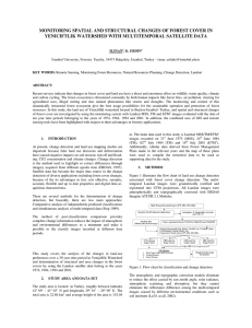 MONITORING SPATIAL AND STRUCTURAL CHANGES OF FOREST COVER IN