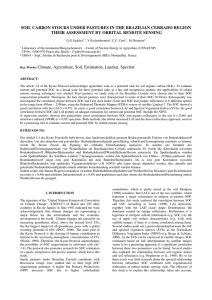 SOIL CARBON STOCKS UNDER PASTURES IN THE BRAZILIAN CERRADO REGION