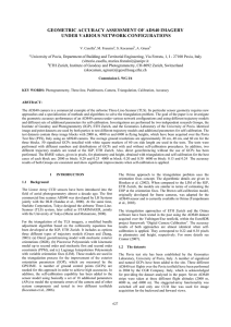 GEOMETRIC ACCURACY ASSESSMENT OF ADS40 IMAGERY UNDER VARIOUS NETWORK CONFIGURATIONS