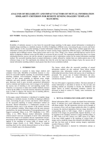 ANALYSIS OF RELIABILITY AND IMPACT FACTORS OF MUTUAL INFORMATION