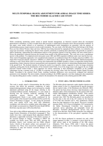 MULTI-TEMPORAL BLOCK ADJUSTMENT FOR AERIAL IMAGE TIME SERIES: