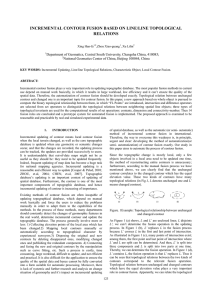 INCREMENTAL CONTOUR FUSION BASED ON LINE/LINE TOPOLOGICAL RELATIONS