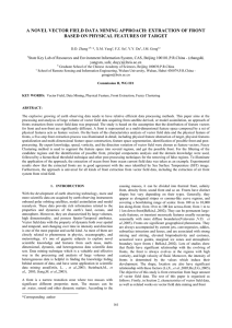 A NOVEL VECTOR FIELD DATA MINING APPROACH: EXTRACTION OF FRONT