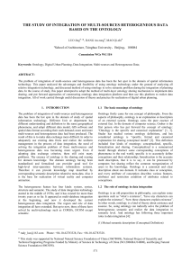 THE STUDY OF INTEGRATION OF MULTI-SOURCES HETEROGENEOUS DATA *