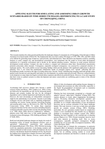 APPLYING SLEUTH FOR SIMULATING AND ASSESSING URBAN GROWTH