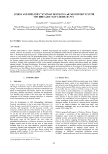 DESIGN AND IMPLEMENTATION OF DECISION-MAKING SUPPORT SYSTEM FOR THEMATIC MAP CARTOGRAPHY