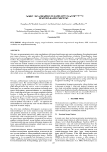 IMAGE LOCALIZATION IN SATELLITE IMAGERY WITH FEATURE-BASED INDEXING