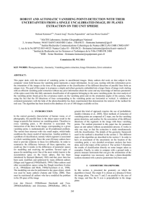 ROBUST AND AUTOMATIC VANISHING POINTS DETECTION WITH THEIR