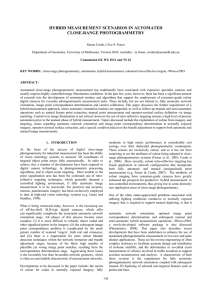 HYBRID MEASUREMENT SCENARIOS IN AUTOMATED CLOSE-RANGE PHOTOGRAMMETRY