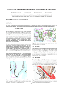 GEOMETRICAL TRANSFORMATIONS FOR NAUTICAL CHARTS OF GREENLAND