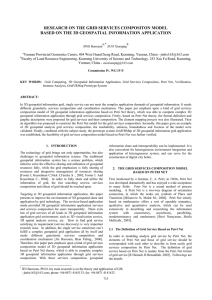 RESEARCH ON THE GRID SERVICES COMPOSITON MODEL